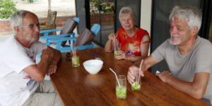 Silvia und Per nach getaner Reparatur